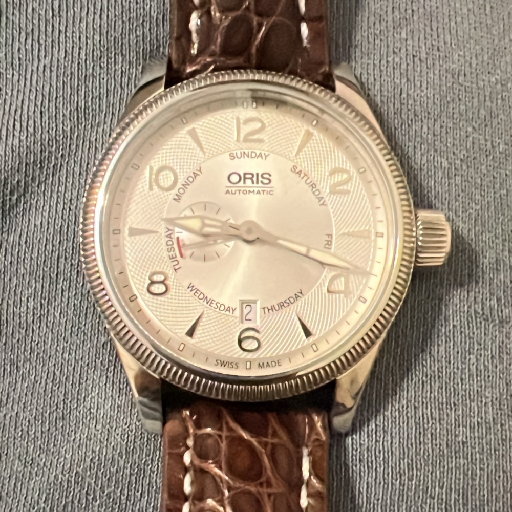 Oris Big Crown Small Second Pointer Day Authentic… - image 5